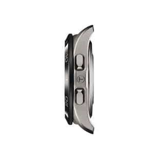 Tissot T-Touch Connect Sport 44mm Unisex Watch Black With Orange Silicone Strap