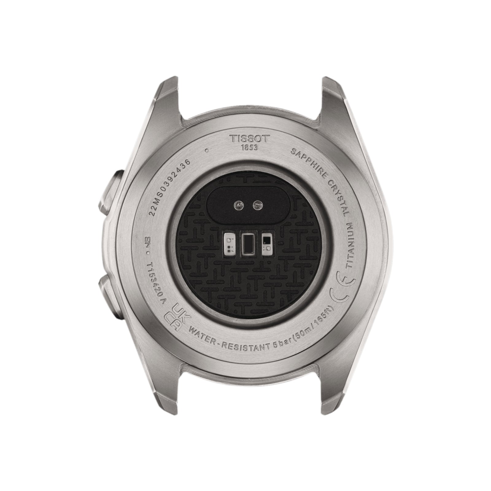 Tissot T-Touch Connect Sport 44mm Unisex Watch Black With Orange Silicone Strap Tissot T-Touch Connect Sport 44mm Unisex Watch Black With Orange Silicone Strap