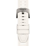 Tissot T-Touch Connect Sport 44mm Unisex Watch Black With White Silicone Strap