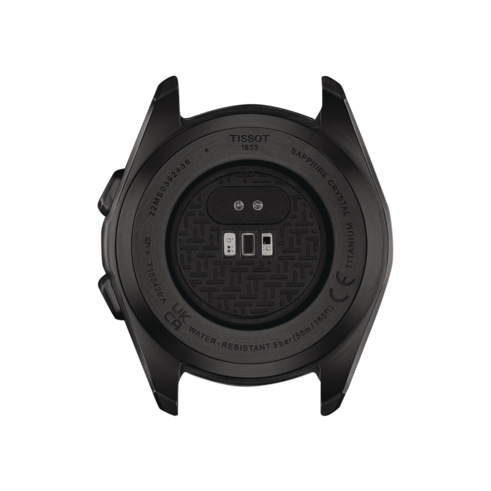 Tissot T-Touch Connect Sport 44mm Unisex Watch Black With Black Silicone Strap