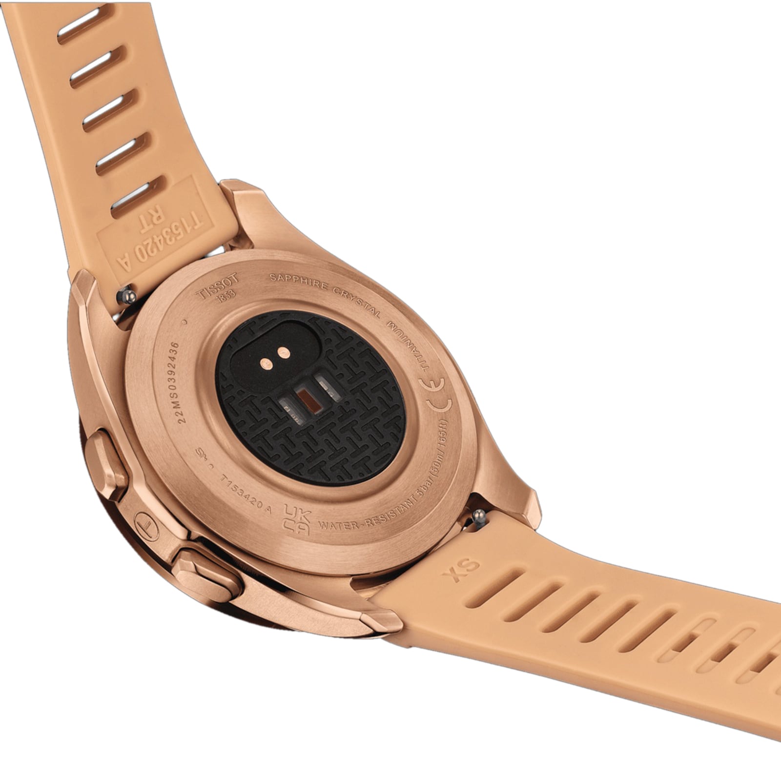 Tissot T-Touch Connect Sport 44mm Unisex Watch Black With Silicone Strap Tissot T-Touch Connect Sport 44mm Unisex Watch Black With Silicone Strap