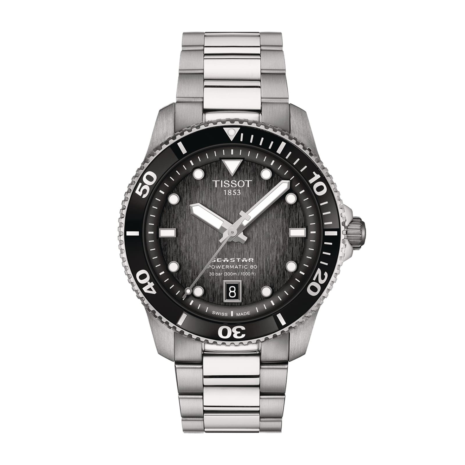 Seastar 1000 Powermatic 80 40mm Mens Watch Stainless Steel