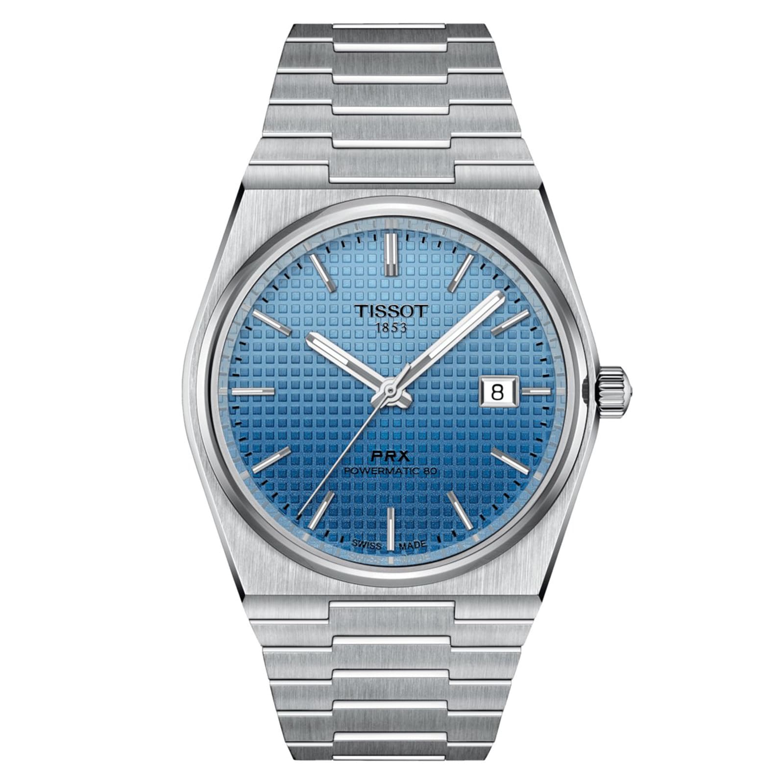 Tissot PRX Powermatic 80 40mm Unisex Watch Light Blue Tissot PRX Powermatic 80 40mm Unisex Watch Light Blue