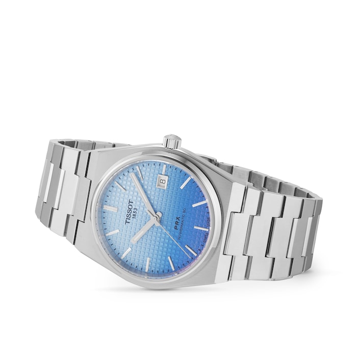 Tissot PRX Powermatic 80 40mm Unisex Watch Light Blue