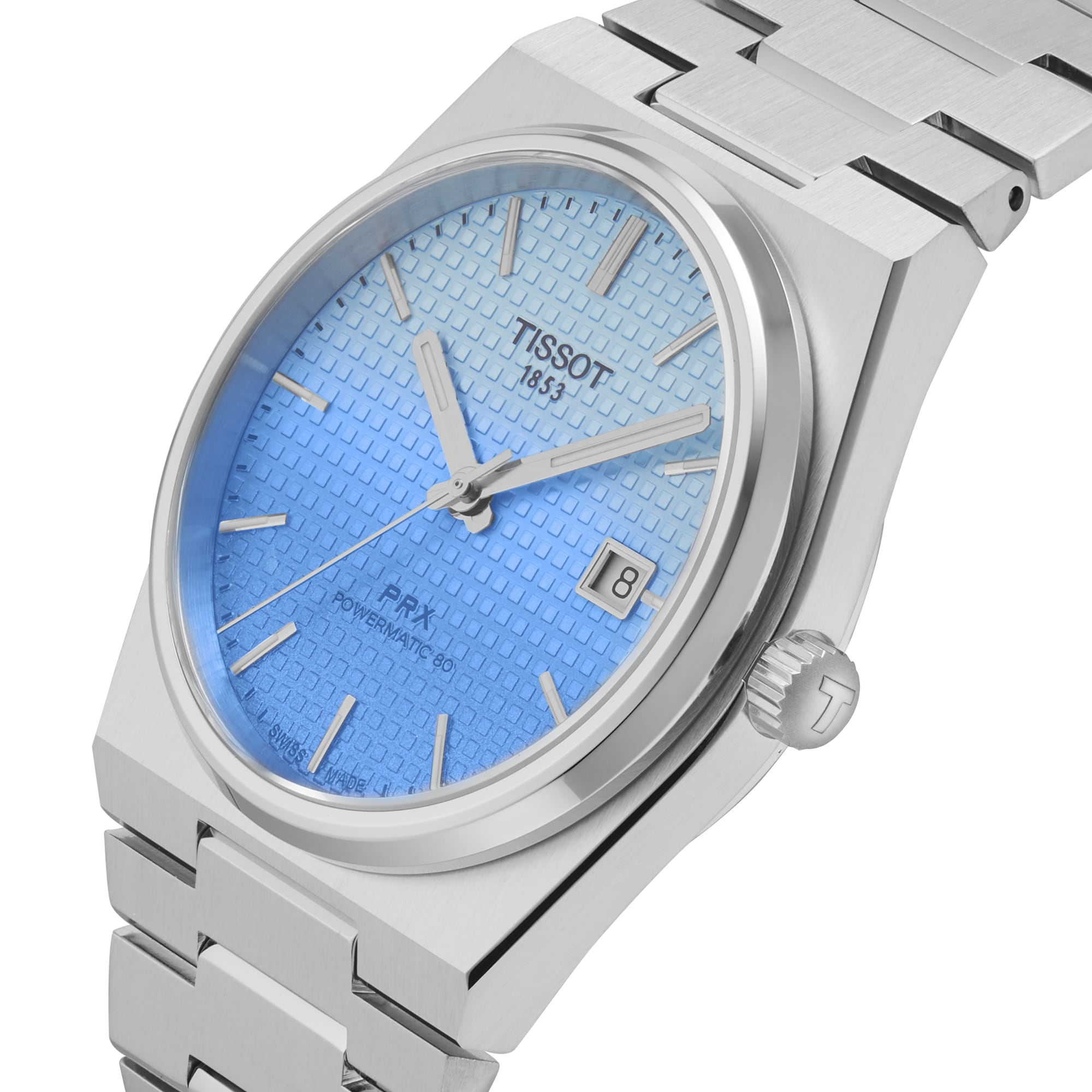 Tissot PRX Powermatic 80 40mm Unisex Watch Light Blue Tissot PRX Powermatic 80 40mm Unisex Watch Light Blue
