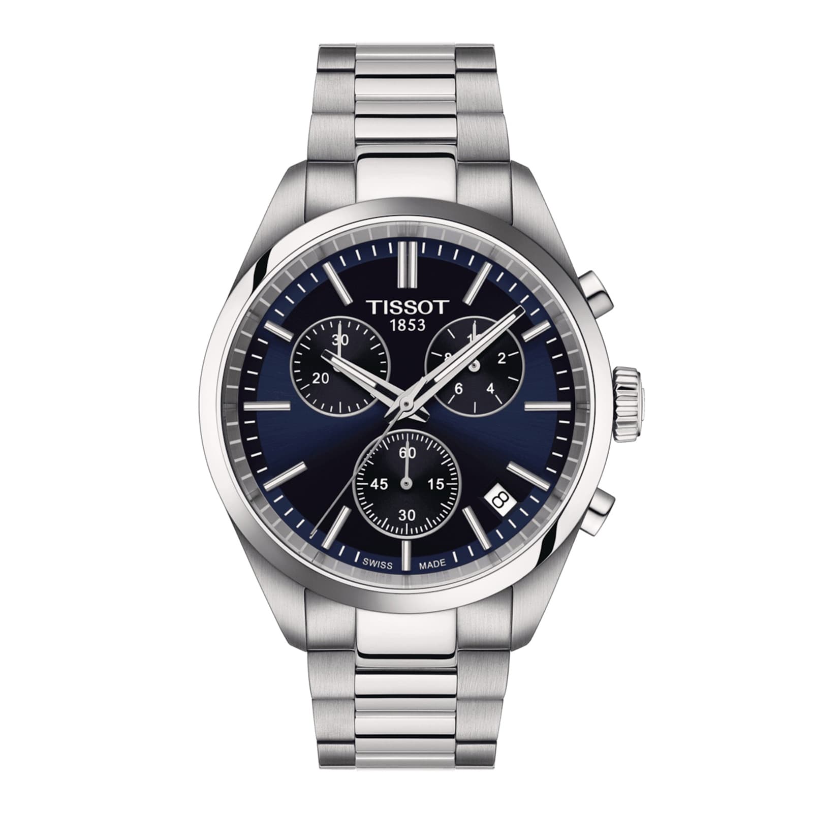 Tissot PR100 Chronograph 40mm Mens Watch Blue Tissot PR100 Chronograph 40mm Mens Watch Blue