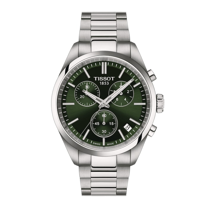 Tissot PR 100 Chronograph 40mm Mens Watch Green