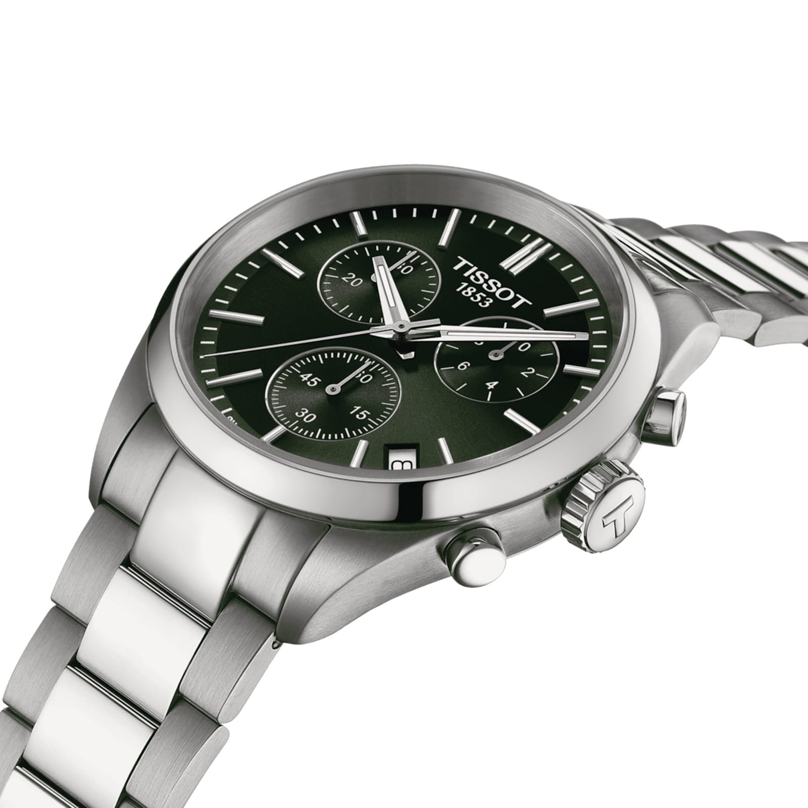 Tissot PR100 Chronograph 40mm Mens Watch Green