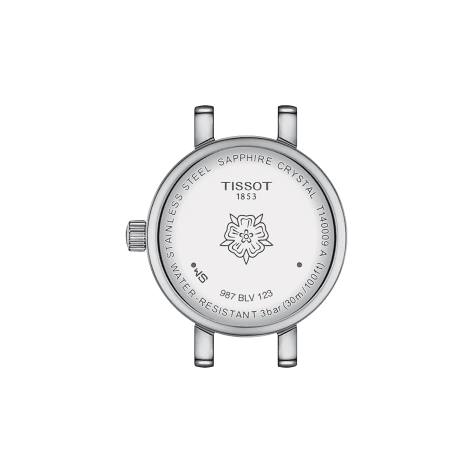 Tissot Lovely Round Mother of Pearl Dial Red Leather Strap Watch for Women - T140.009.16.111.00 main image 1