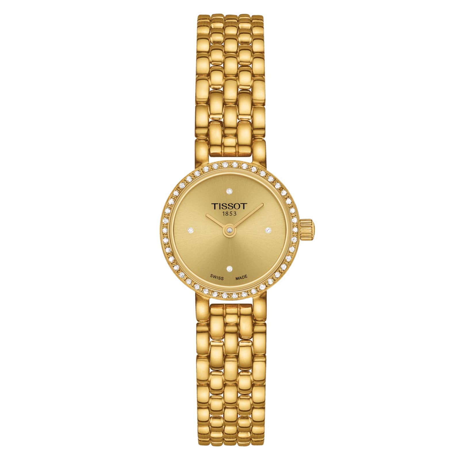 Lovely Round 19.5mm Ladies Watch Gold