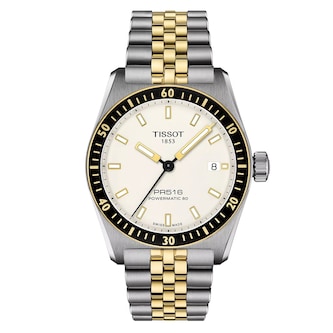 Tissot PR516 Powermatic 80 38mm Mens Watch White Tissot PR516 Powermatic 80 38mm Mens Watch White