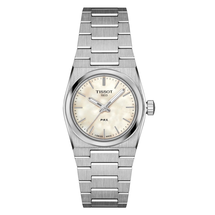 Tissot PRX 25mm Ladies Watch White Mother Of Pearl