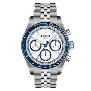 Tissot PR516 Automatic Chronograph 41mm Mens Watch White