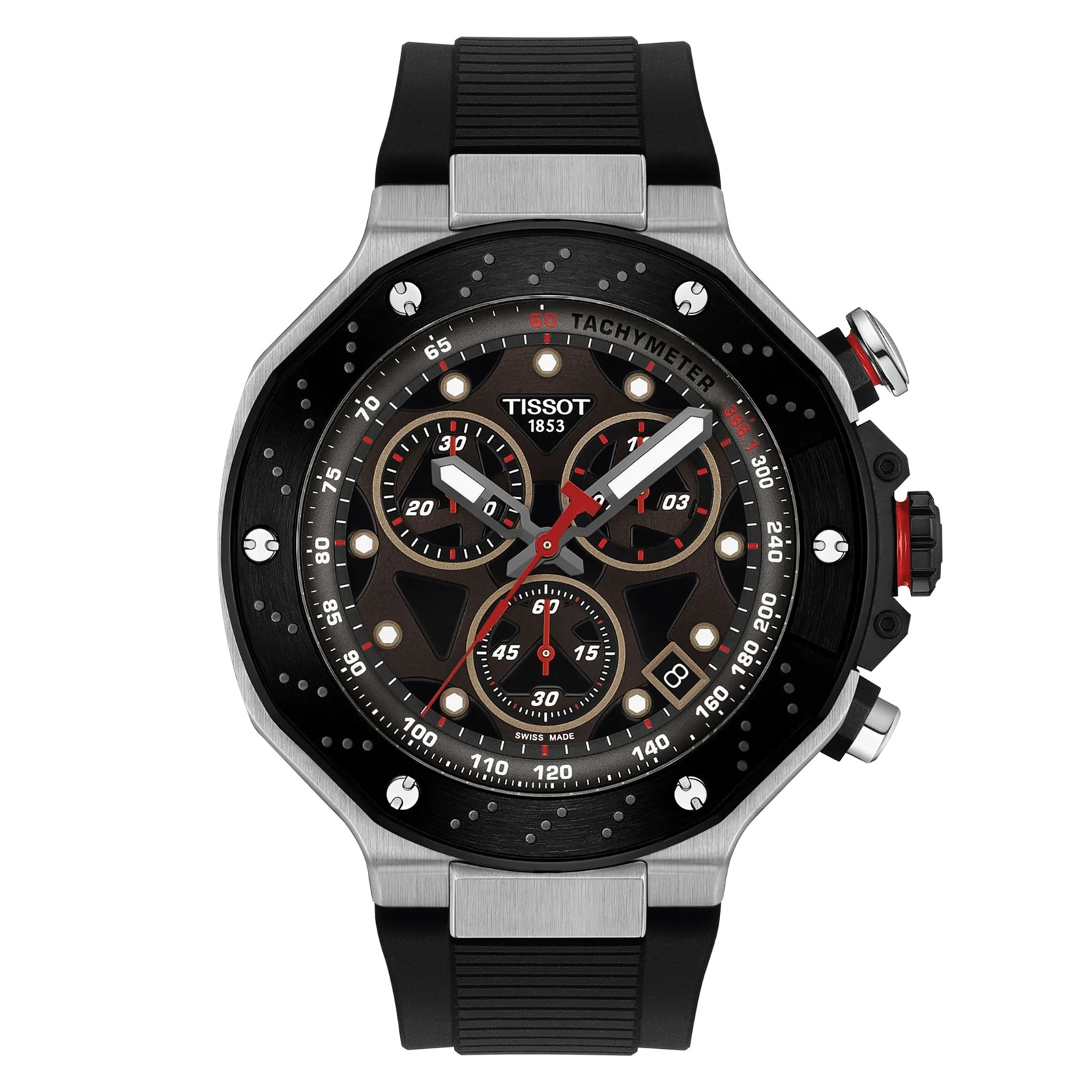 Tissot T-Race MotoGP Quartz Chronograph 2025 Limited Edition 45mm Mens Watch Grey