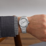 Tissot PRC 100 Solar Quartz 39mm Mens Watch Silver