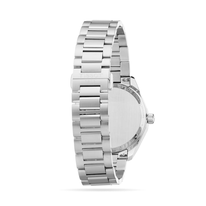 Tissot PRC 100 Solar Quartz 39mm Mens Watch Silver