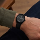 Tissot PRC 100 Solar Quartz 39mm Mens Watch Black Leather
