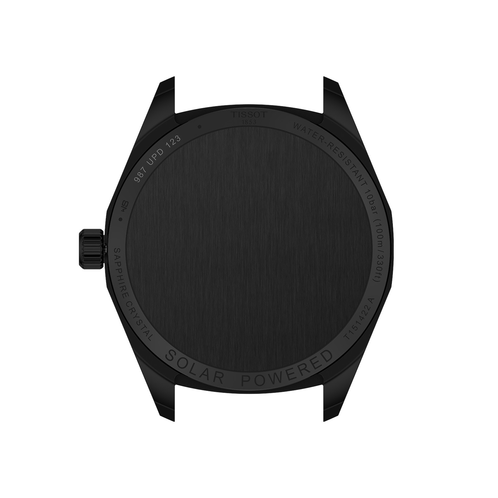Tissot PRC 100 Solar Quartz 39mm Mens Watch Black Leather