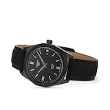 Tissot PRC 100 Solar Quartz 39mm Mens Watch Black Leather