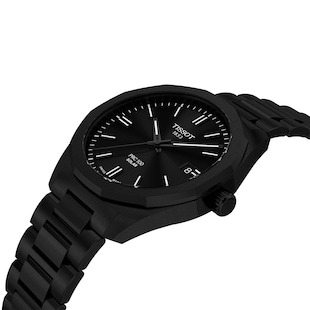 Tissot PRC 100 Solar Quartz 39mm Mens Watch Black
