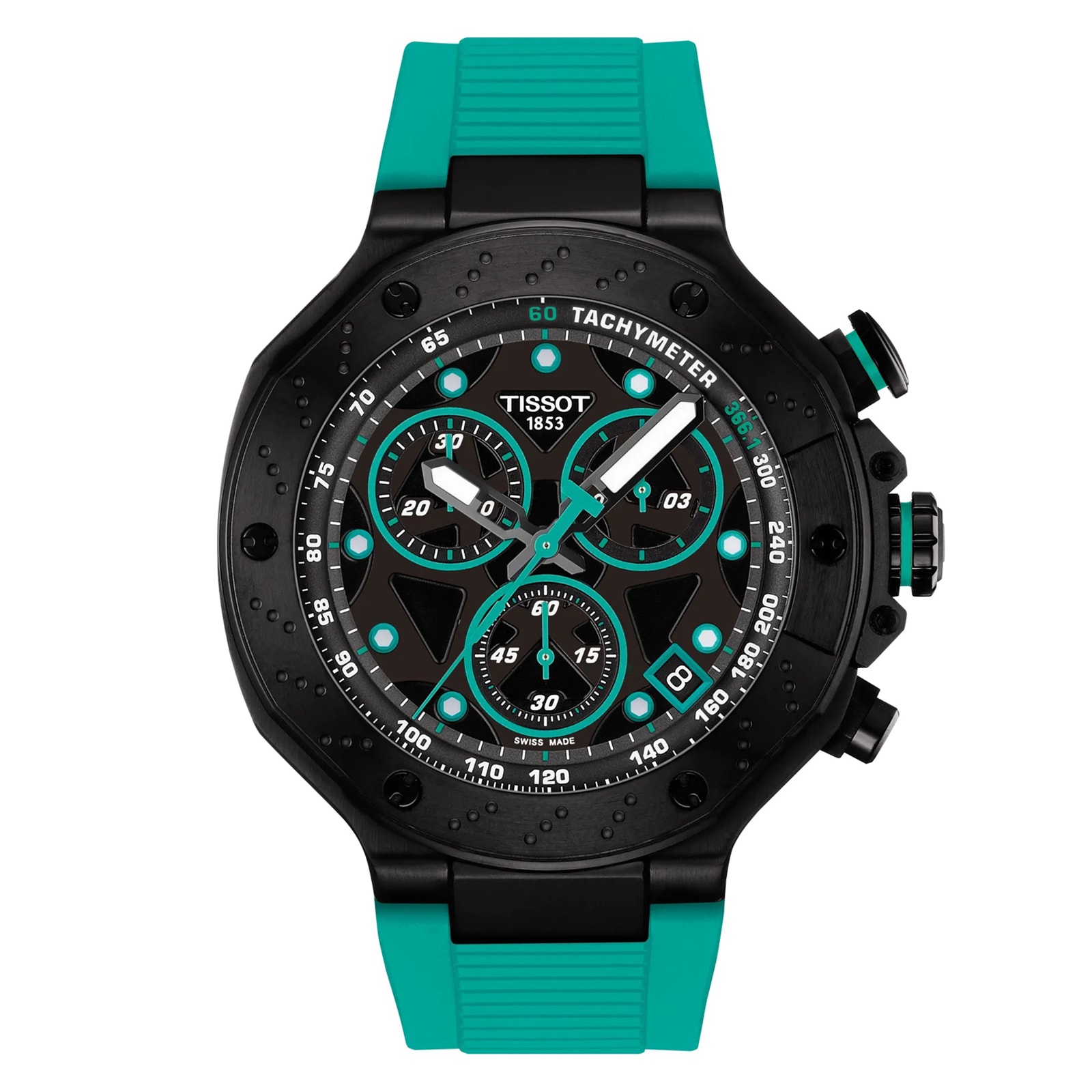 Tissot T-Race Quartz Chronograph 45mm Mens Watch Black Tissot T-Race Quartz Chronograph 45mm Mens Watch Black