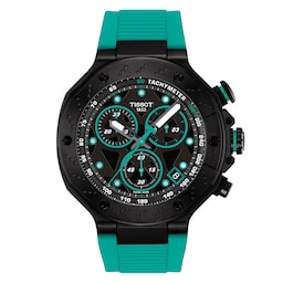 17361844 - T-Race Quartz Chronograph 45mm Mens Watch Black