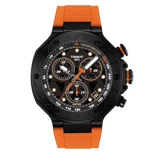 Tissot T-Race Quartz Chronograph 45mm Mens Watch Black