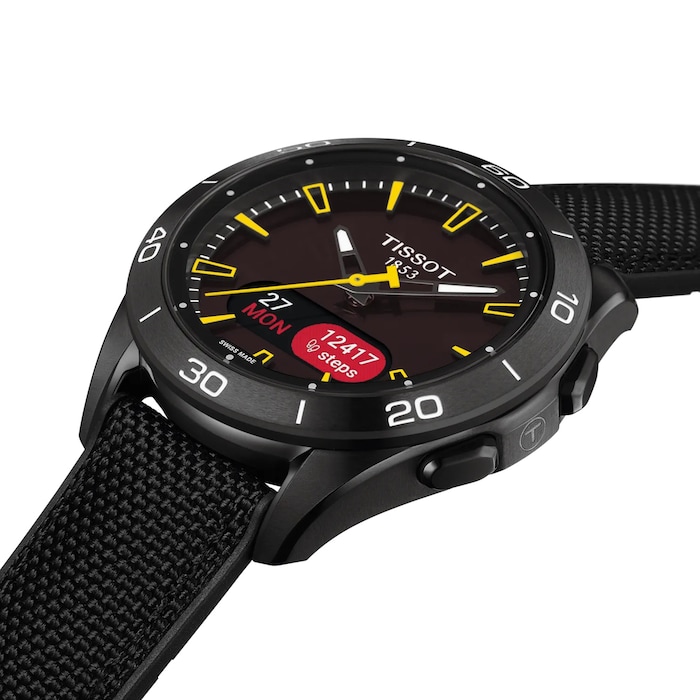 Tissot T-Touch Connect Sport 44mm Mens Watch Black