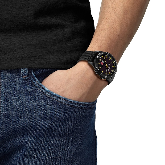 Tissot T-Touch Connect Sport 44mm Mens Watch Black