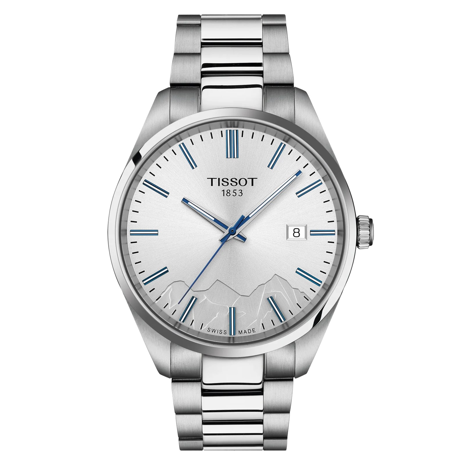 Tissot PR100 Jungfraubahn Quartz 40mm Mens Watch Silver Tissot PR100 Jungfraubahn Quartz 40mm Mens Watch Silver