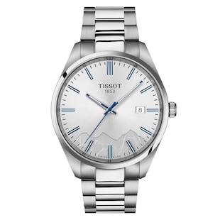 Tissot PR 100 Jungfraubahn Quartz 40mm Mens Watch Silver