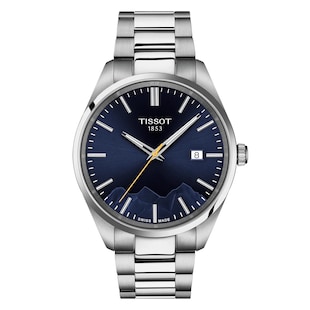 Tissot PR 100 Jungfraubahn Quartz 40mm Mens Watch Blue