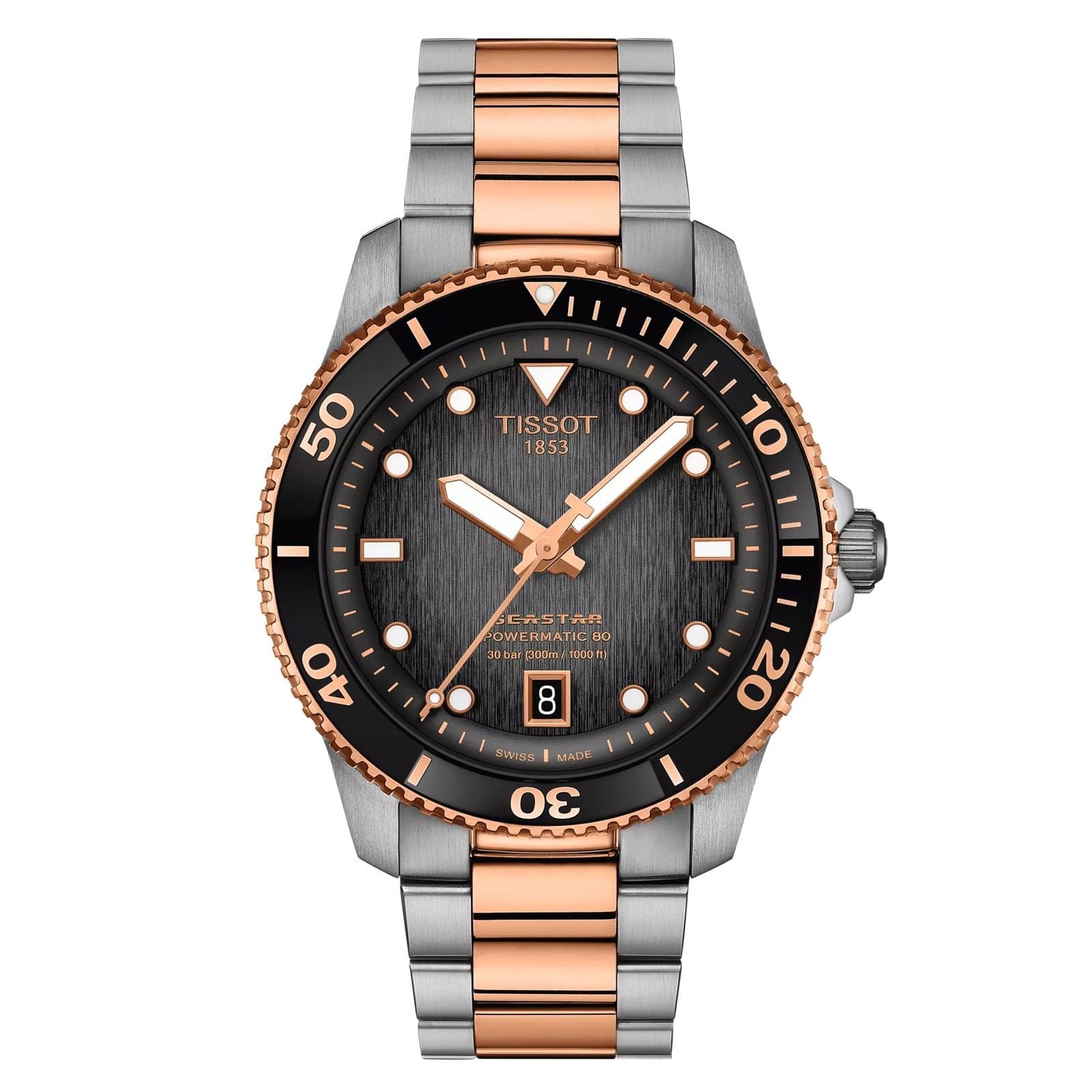 Tissot Tissot Seastar 1000 Powermatic 80 40mm Mens Watch Grey Tissot Tissot Seastar 1000 Powermatic 80 40mm Mens Watch Grey