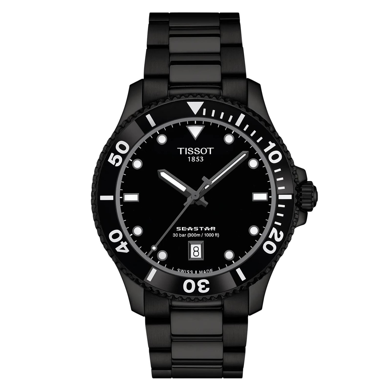 Tissot Tissot Seastar 1000 Quartz 40mm Mens Watch Black Tissot Tissot Seastar 1000 Quartz 40mm Mens Watch Black