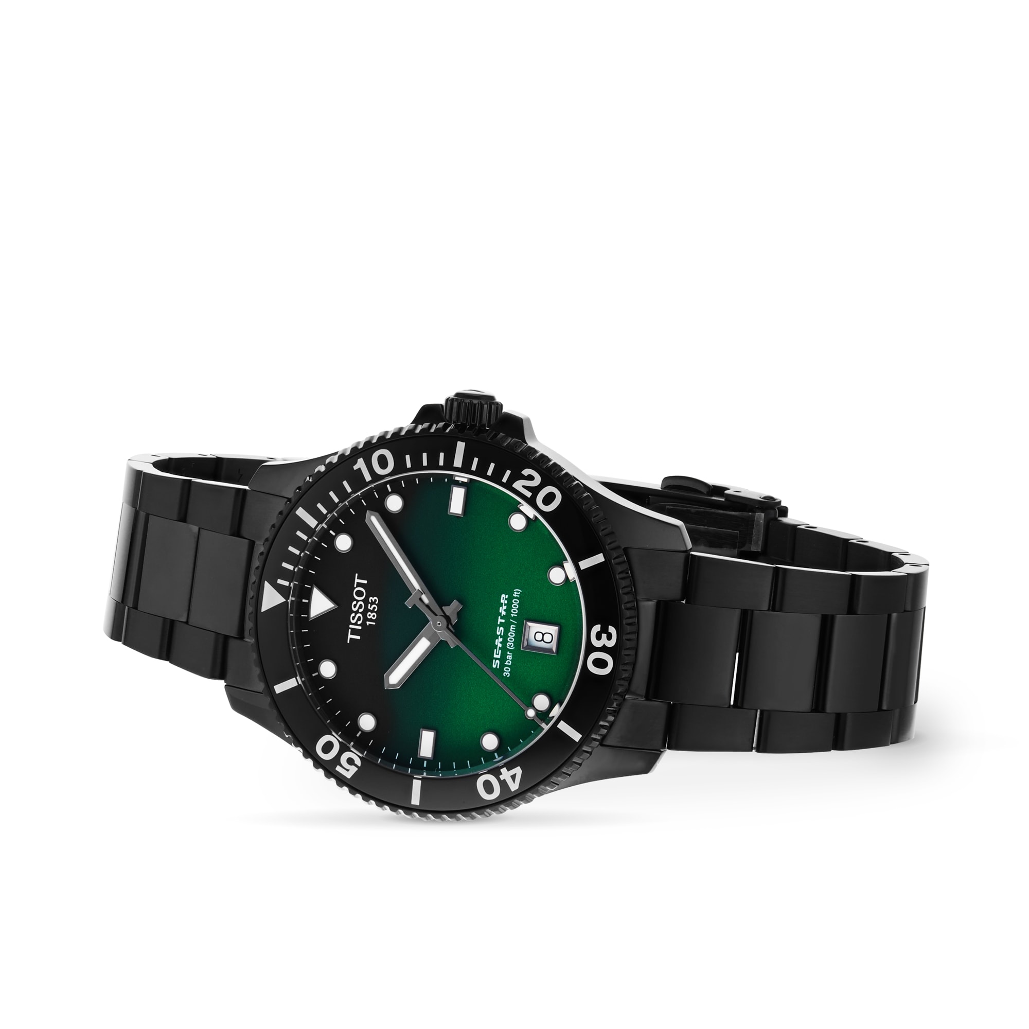 Tissot Tissot Seastar 1000 Quartz 40mm Mens Watch Green Tissot Tissot Seastar 1000 Quartz 40mm Mens Watch Green