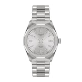 Tissot PRC 100 Solar Quartz 34mm Silver Ladies Watch
