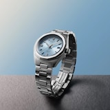 Tissot PRC 100 Solar Quartz 34mm Blue Ladies Watch