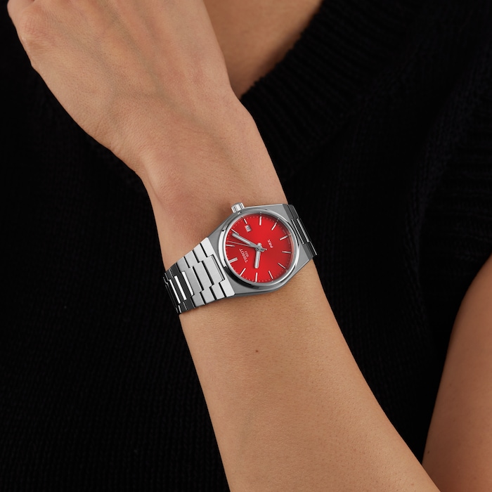 Tissot PRX Quartz 35mm Ladies Watch Red