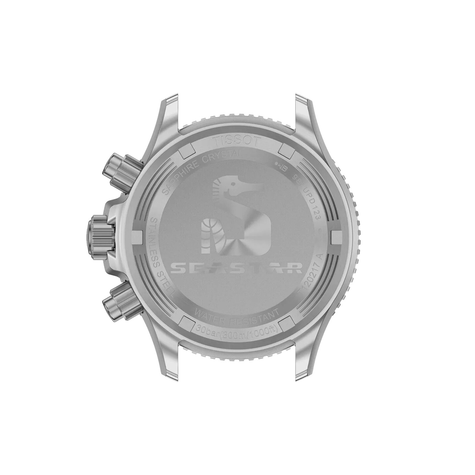 Tissot Seastar 1000 38mm Ladies Watch White - Grey T1202171701100