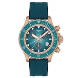 Tissot Seastar 1000 Quartz Chronograph 38mm Ladies Watch Turquoise