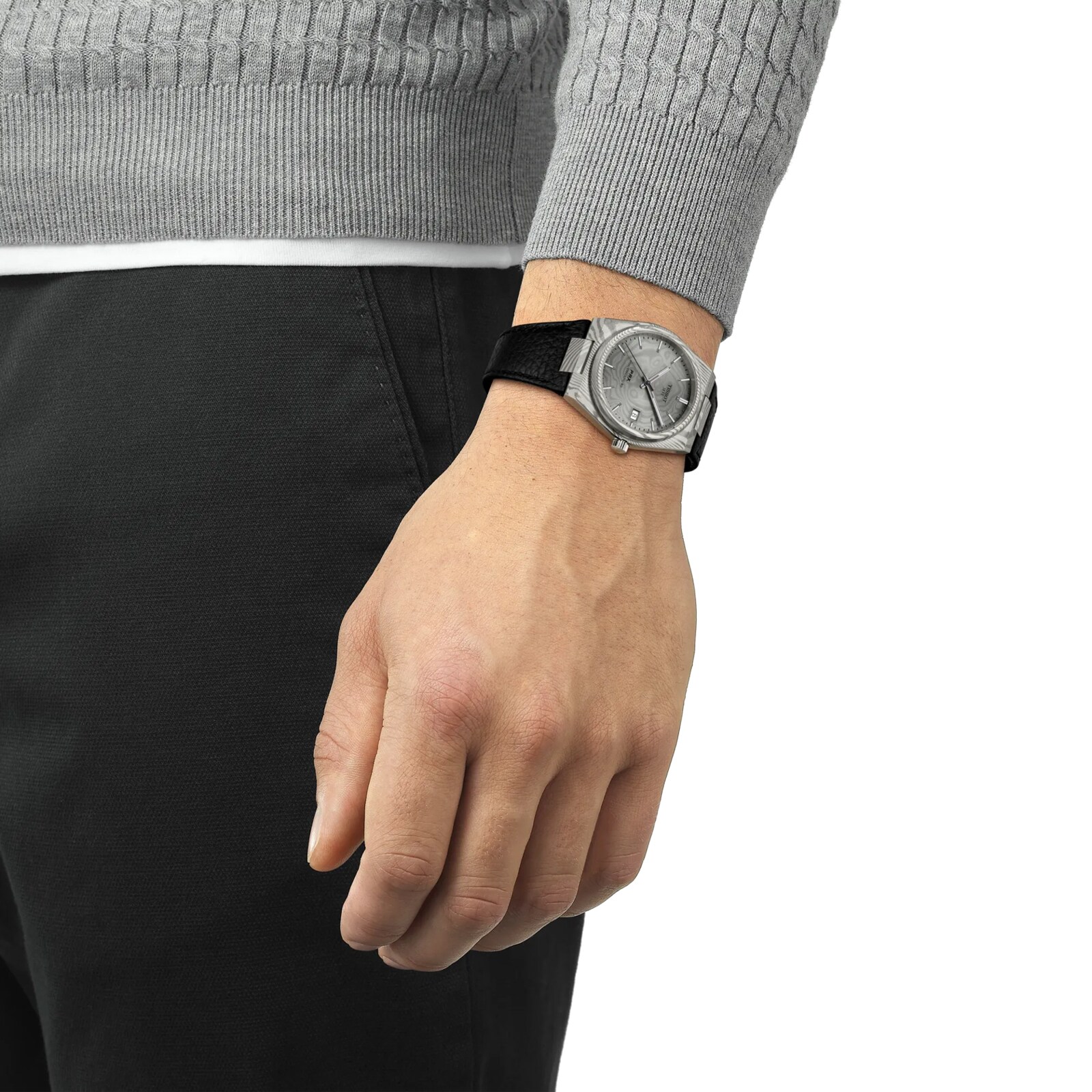 Tissot PRX Damascus 38mm Unisex Watch Grey T1378079608100 | Mayors