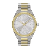 Tissot PRC 100 Solar 39mm Mens Watch Silver