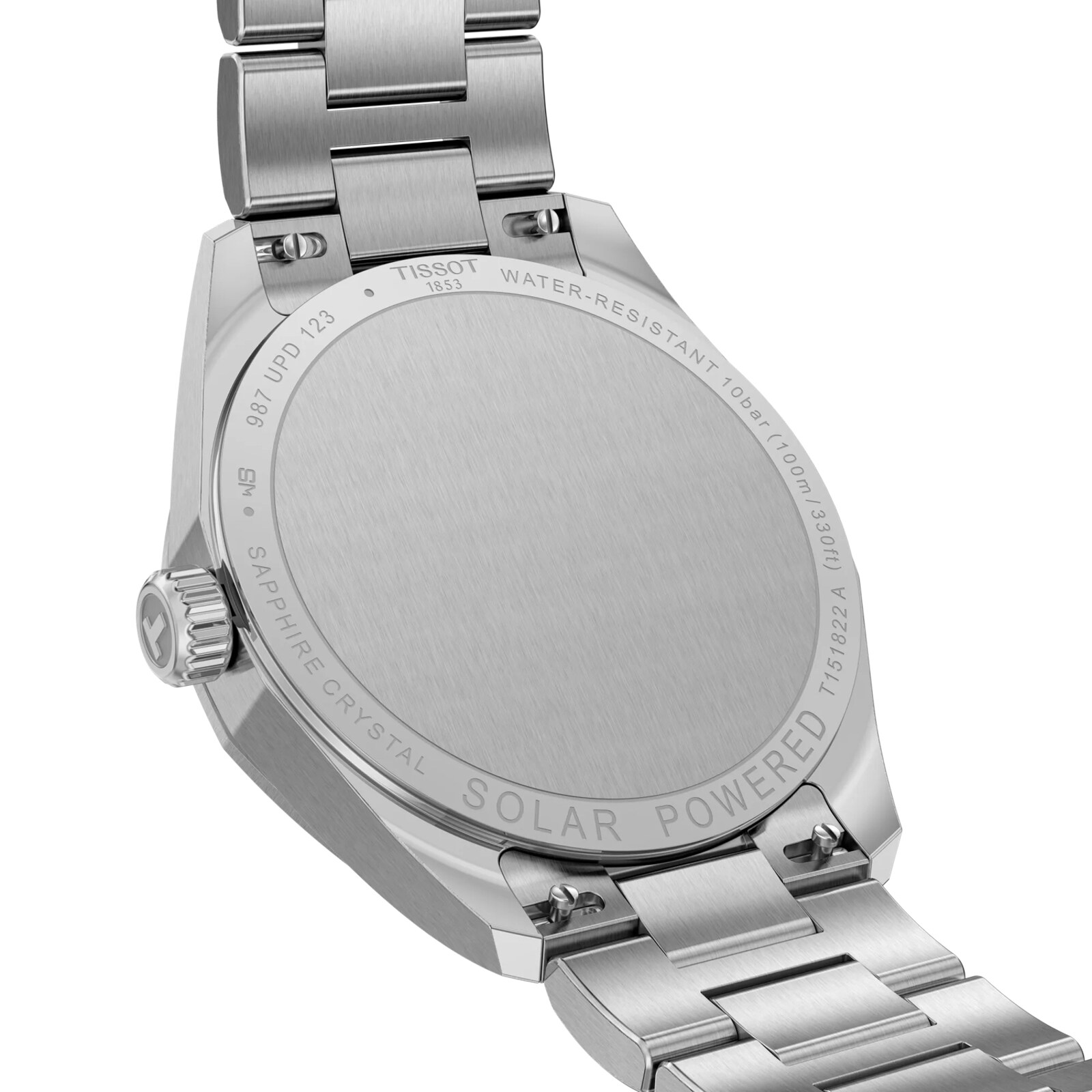 Tissot PRC 100 Solar 34mm Ladies Watch Silver