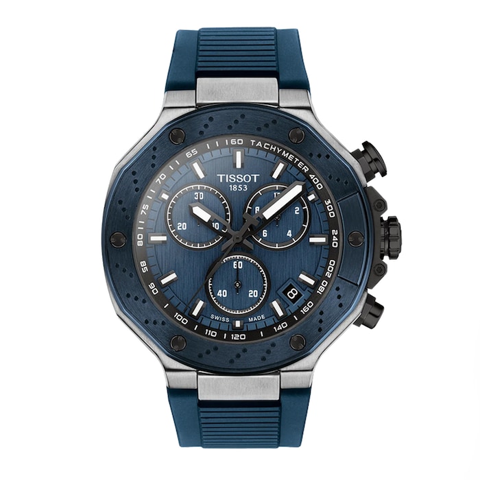 Tissot T-Race 45mm Mens Watch Blue