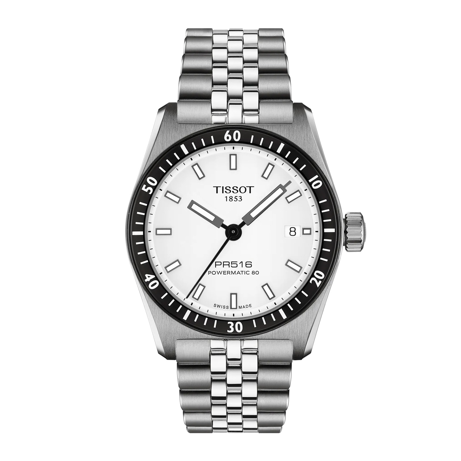 Tissot PR516 38mm Mens Watch White Tissot PR516 38mm Mens Watch White
