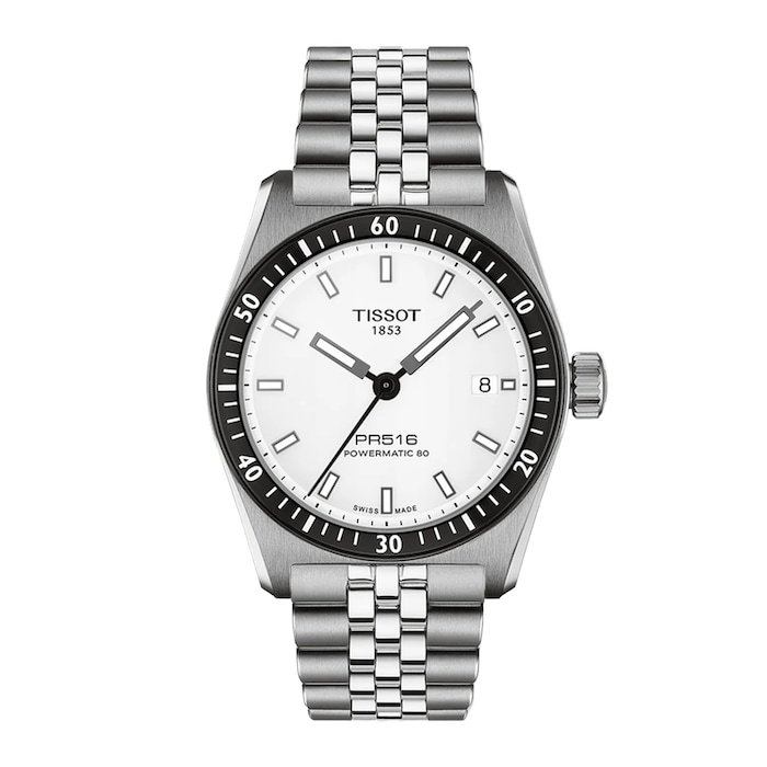 Tissot PR516 38mm Mens Watch White