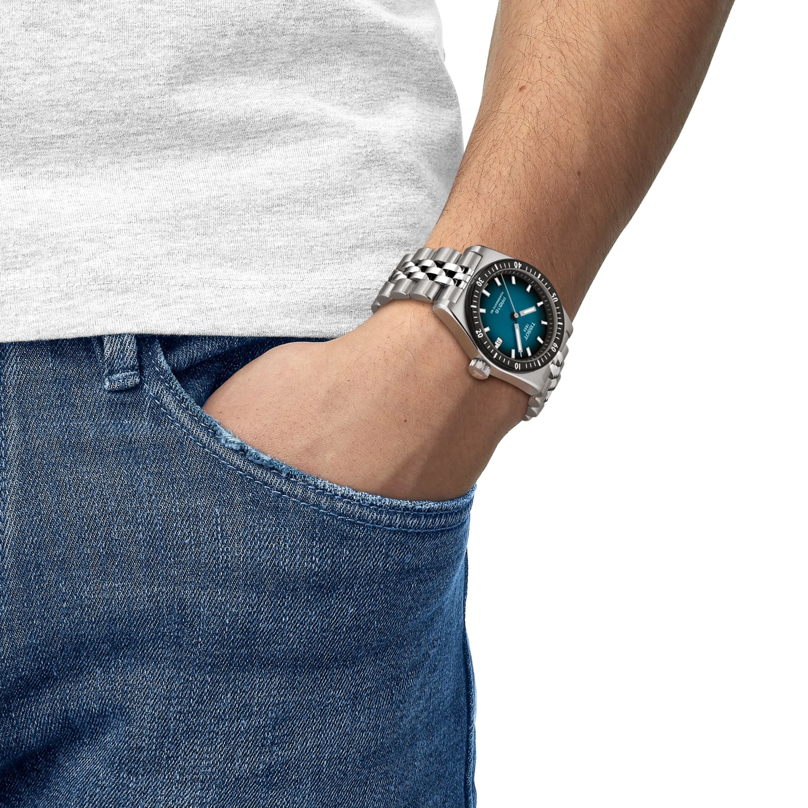 Tissot PR516 38mm Mens Watch Blue