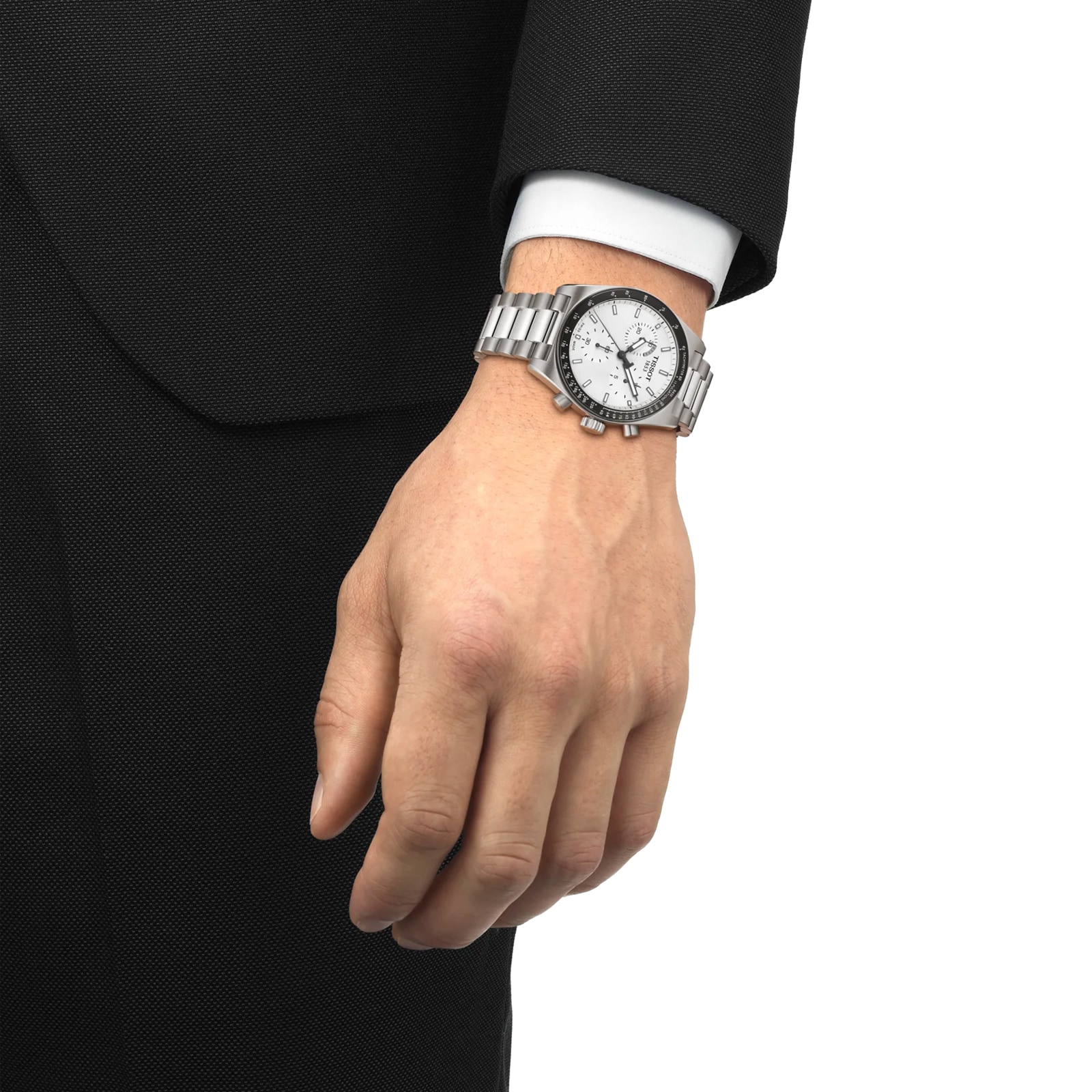 Tissot ホワイト クォーツ腕時計 Tissot PR516 40mm Mens Watch White T1494171101100 | Mayors