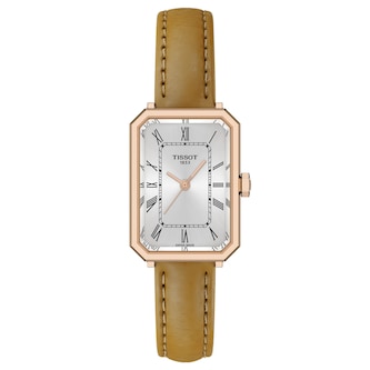 Tissot SRV 30mm Ladies Watch Tan Leather