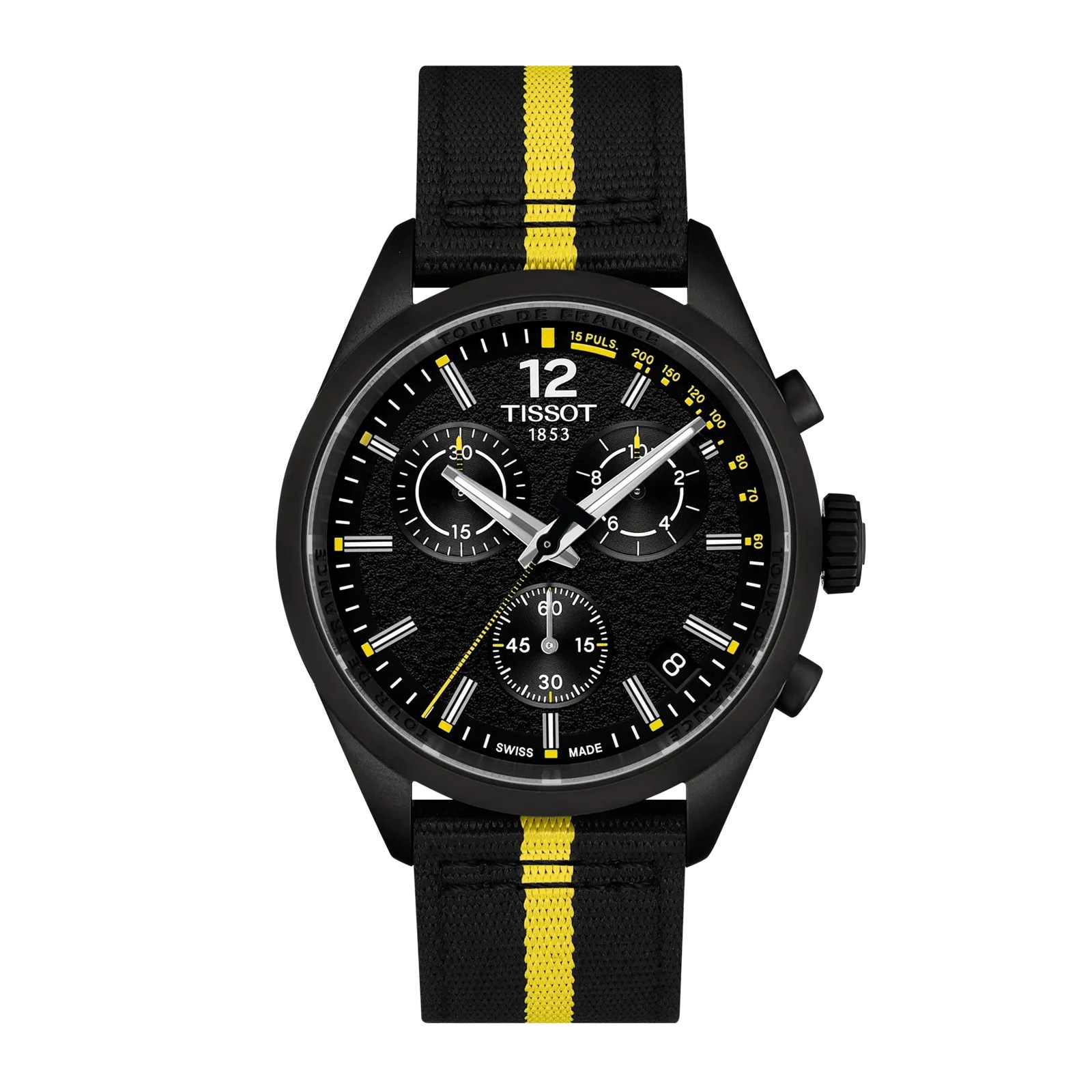 Tissot PR 100 Tour De France 2026 40mm Mens Watch Black Tissot PR 100 Tour De France 2026 40mm Mens Watch Black
